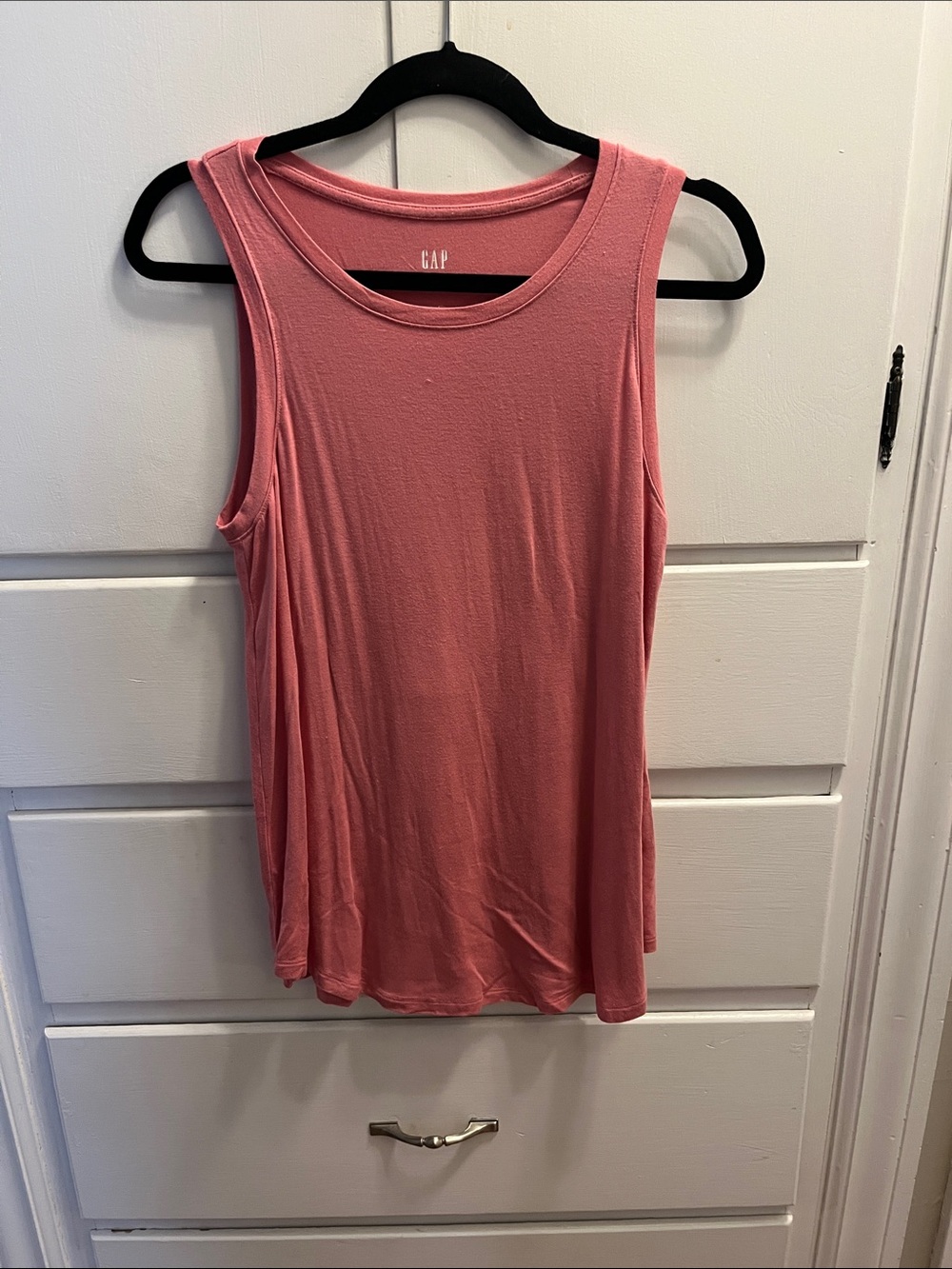 GAP Pink Scoop Neck Tank Top